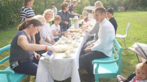 100 Jahr Feier Kaffetrinken 1